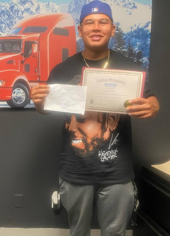 CDL Graduate - Nixon Trucking School graduate