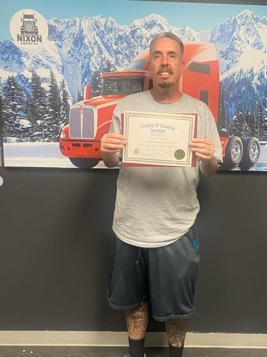 CDL Graduate - Nixon Trucking School graduate